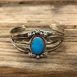 Turquoise/Sterling Cuff